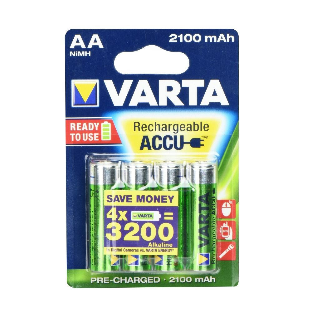 a977aed54743cfd6f107b6fac679205e VARTA rechargeable battery R6 (AA) 2100 mAh 4 pcs