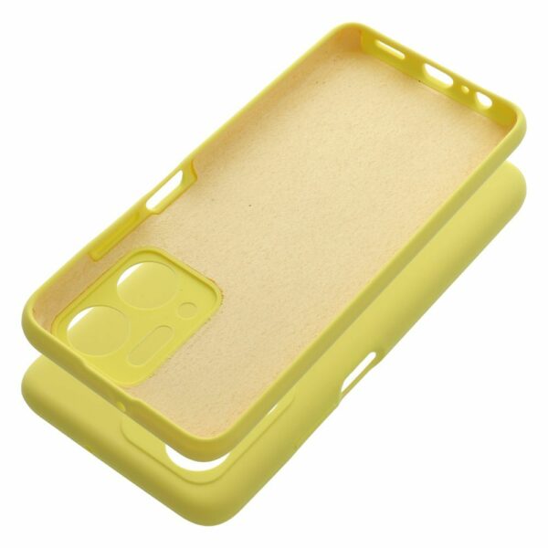 Case SILICONE 2mm for HONOR X7A lemon