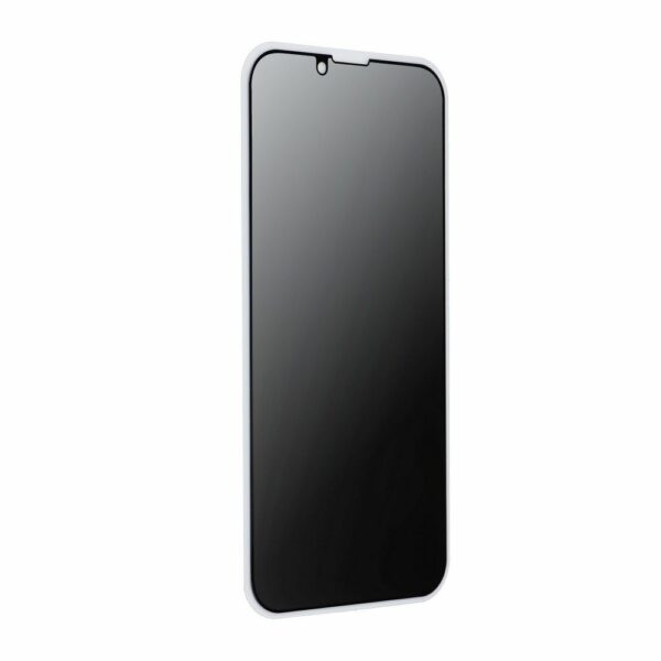 5D Full Glue Tempered Glass - for iPhone 13 / 16e (SE 4 2025) (Privacy) black