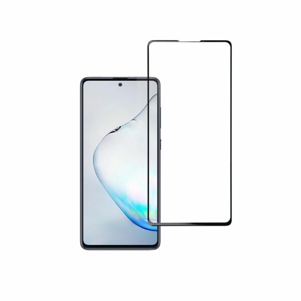 Tempered Glass Blue Star - SAMSUNG Galaxy S10 Lite Full Face (full glue/case friendly) - black Tempered Glass Blue Star