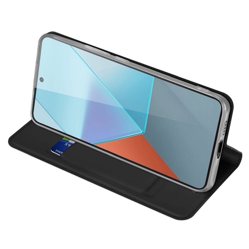 DUX DUCIS wallet case SKIN PRO for REDMI NOTE 13 Pro 5G black