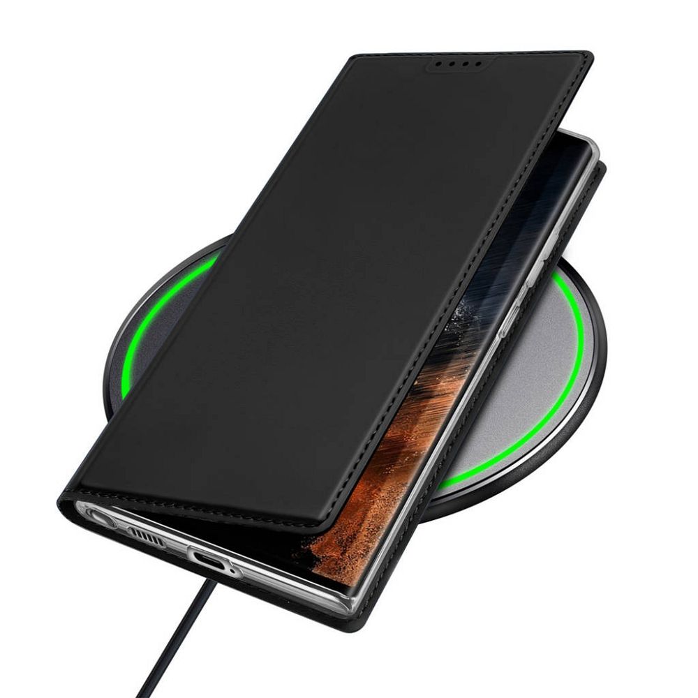 DUX DUCIS wallet case SKIN PRO for SAMSUNG S23 Ultra black