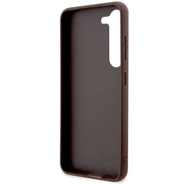 GUESS case for SAMSUNG S24 Plus GUHCS24MG4GFBR (Classic logo) brown