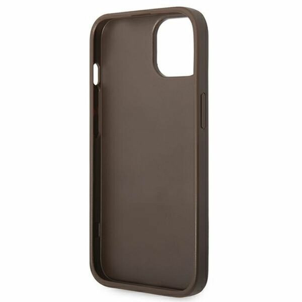 GUESS case for IPHONE 14 GUHCP14SG4GFBR (4G Gold Logo) brown