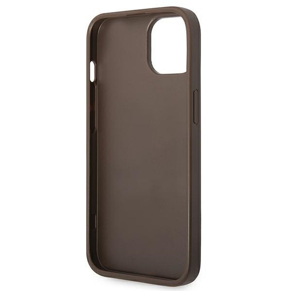 GUESS case for IPHONE 14 GUHCP14SG4GFBR (4G Gold Logo) brown