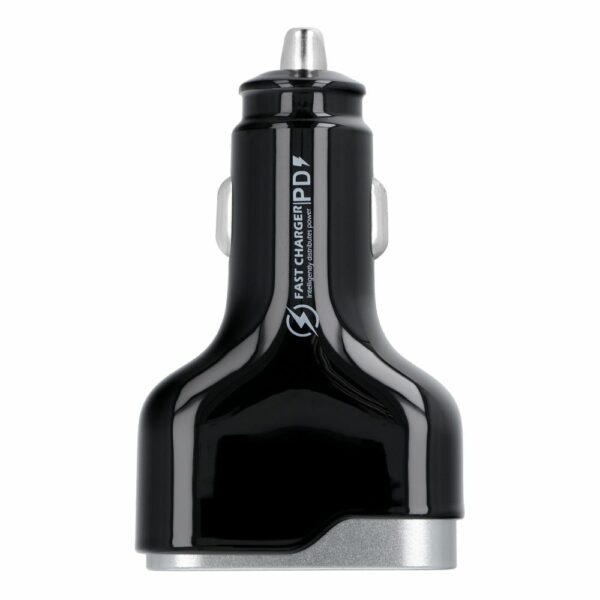 Car charger USB A + Type C PD QC3.0 3A 83W CC53-1A1C black