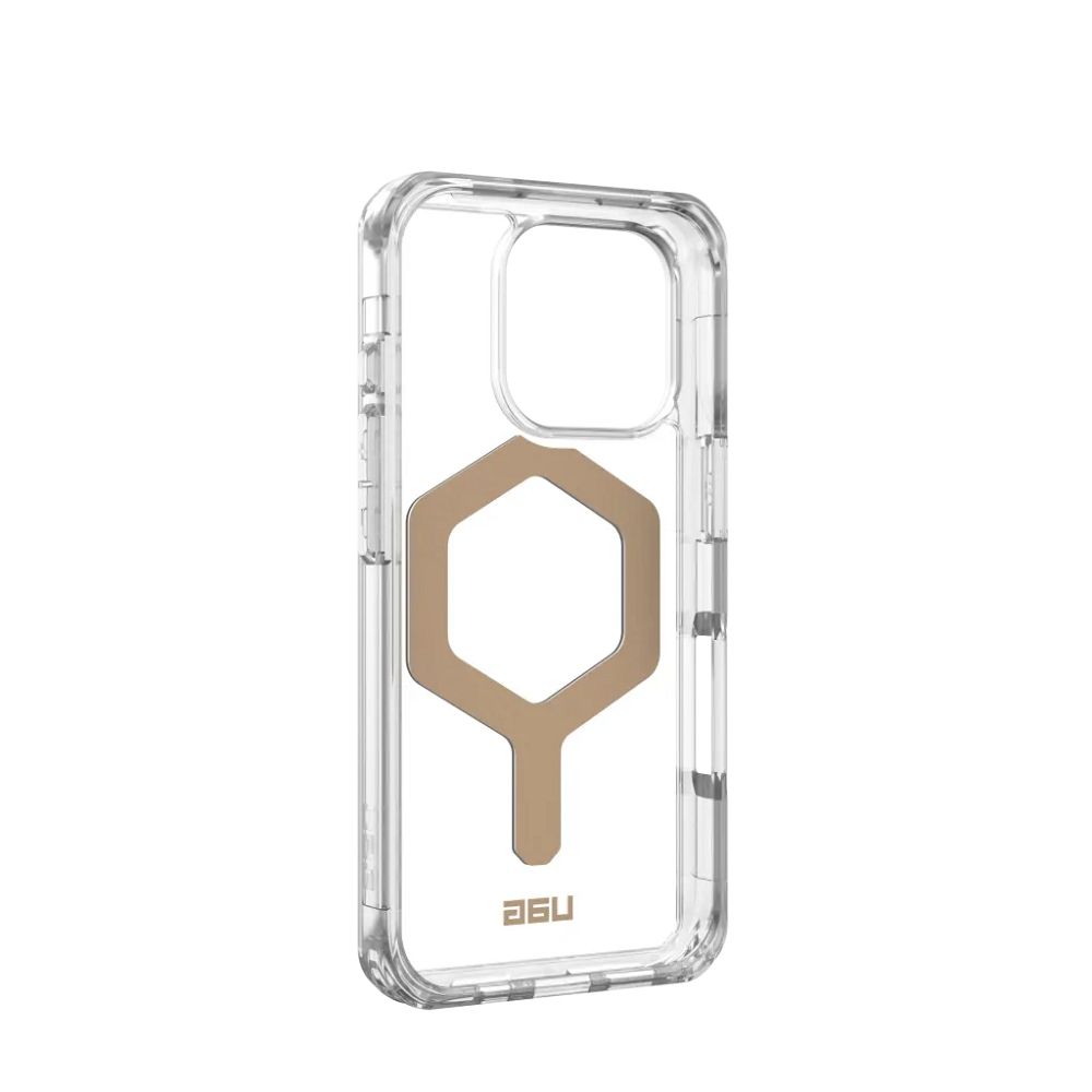 UAG Urban Armor Gear case PLYO compatible with MagSafe for IPHONE 16 Pro ice / gold