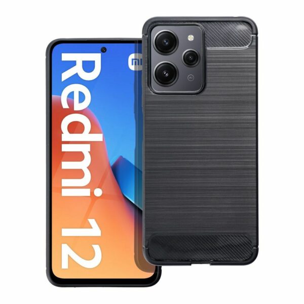 CARBON case for XIAOMI Redmi 12 4G / Redmi 12 5G black