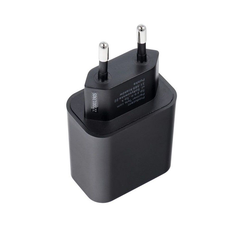 BLUE STAR travel charger Type C + cable Type C to Lightning PD QC4.0 3A 20W TFB-TC-20WPD black