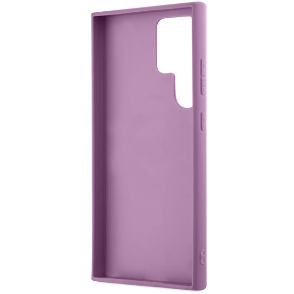 GUESS case for SAMSUNG S24 Ultra GUHCS24LHGGSHU (Glitter Script) purple