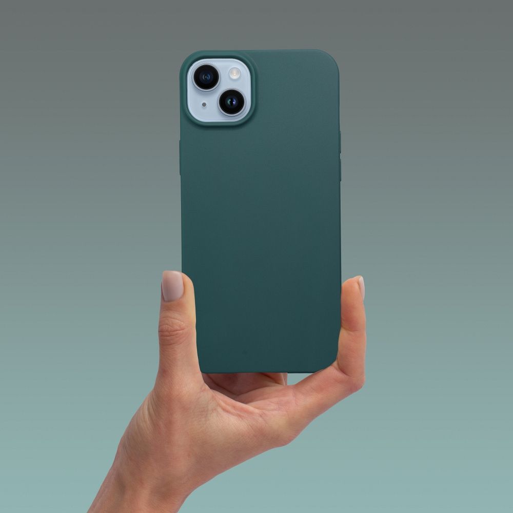 MATT case for IPHONE 15 dark green