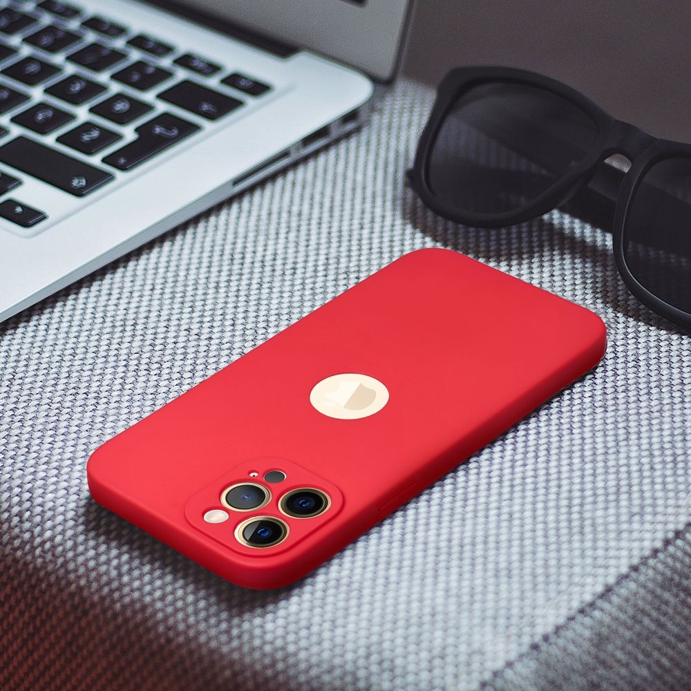 acf1e0d80c18ac86f36c11a74467e3c7 SOFT case for IPHONE 12 Pro Max red