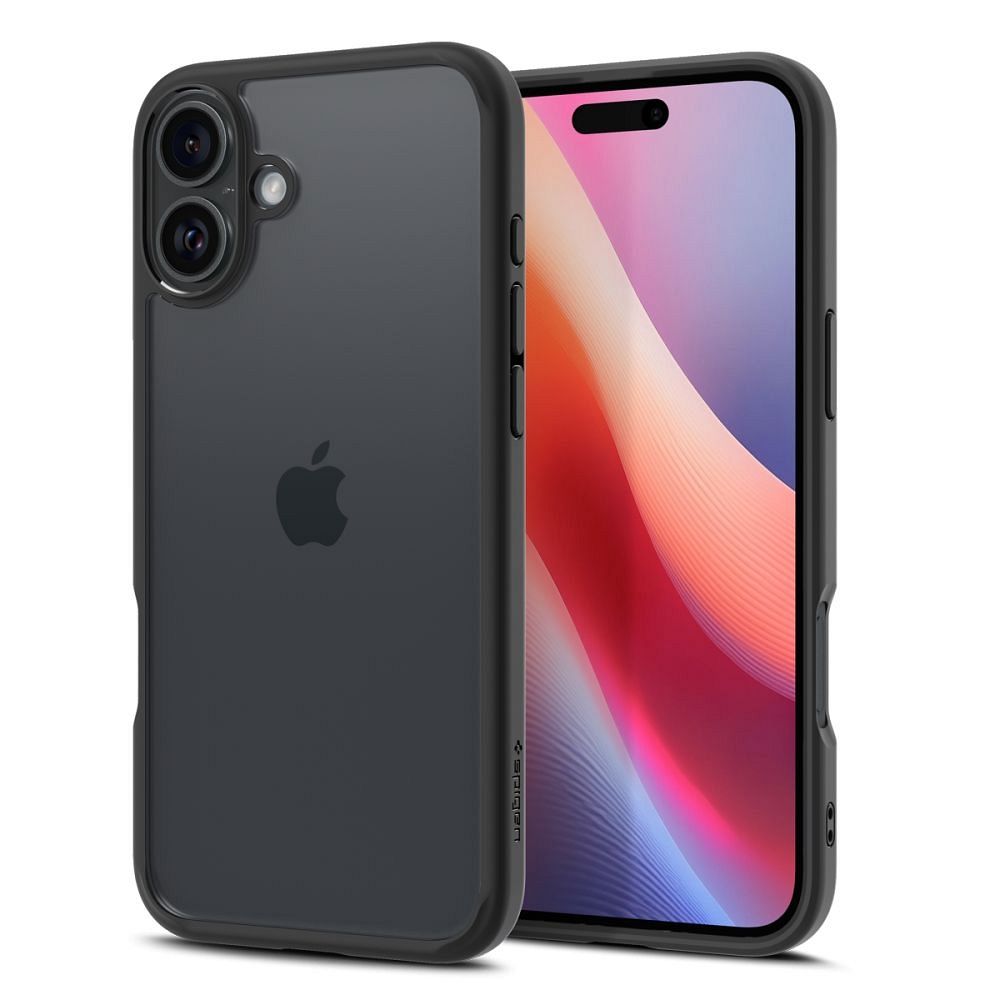 SPIGEN case ULTRA HYBRID for IPHONE 16 matte black