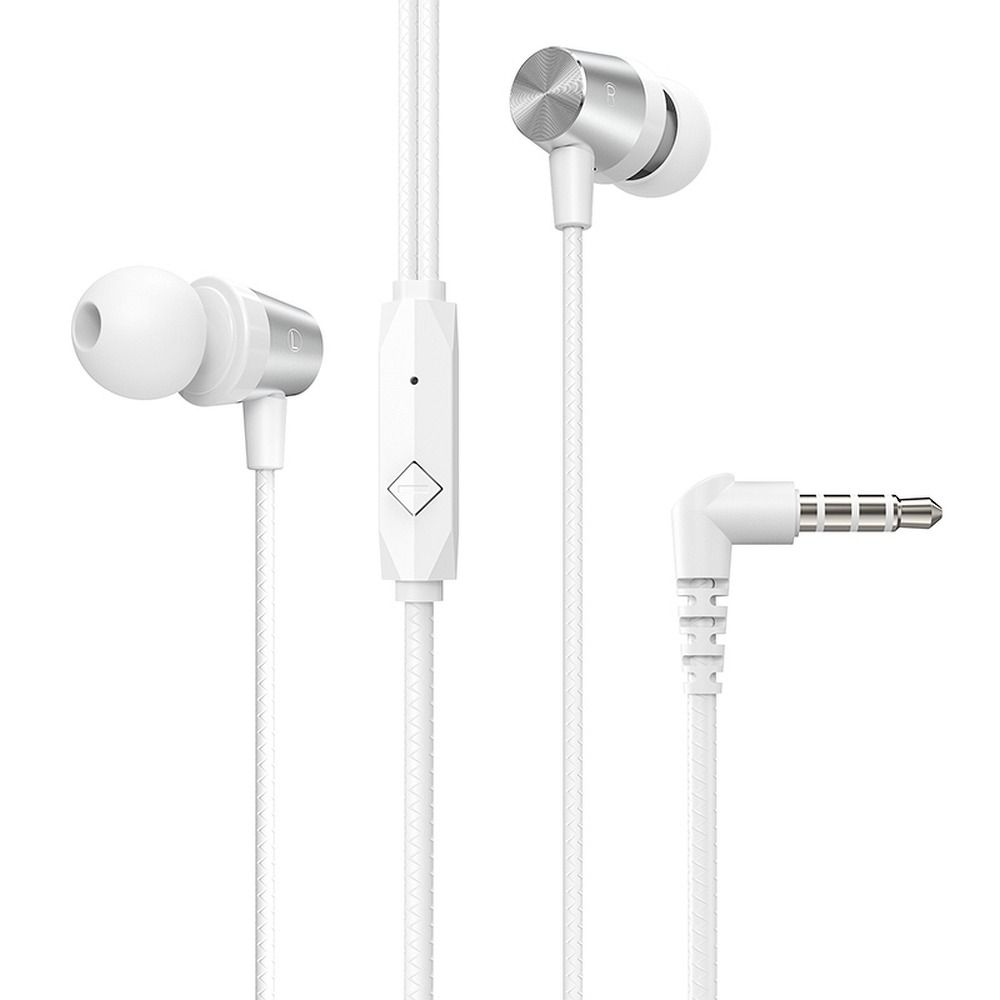 addd8590c2b85e3eb7395d75dc751e1b HOCO wire earphones Jack 3,5 mm with microphone M79 white