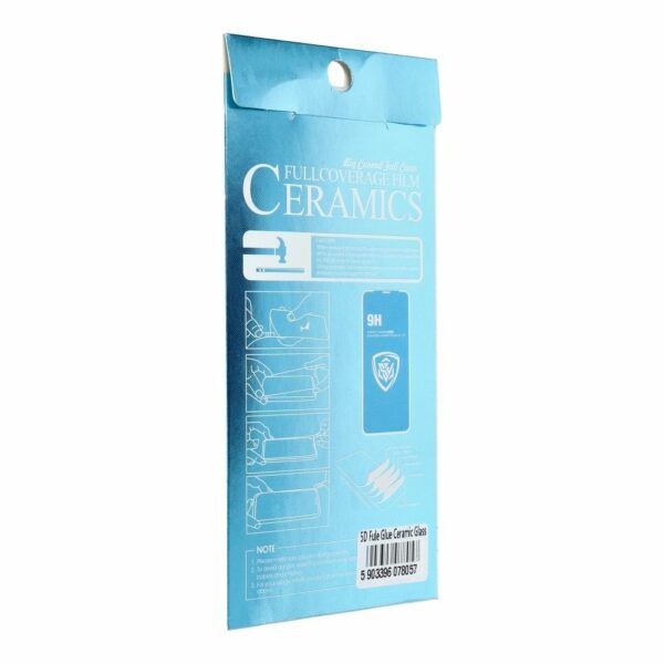 5D Full Glue Ceramic Glass - for iPhone 13 Pro black