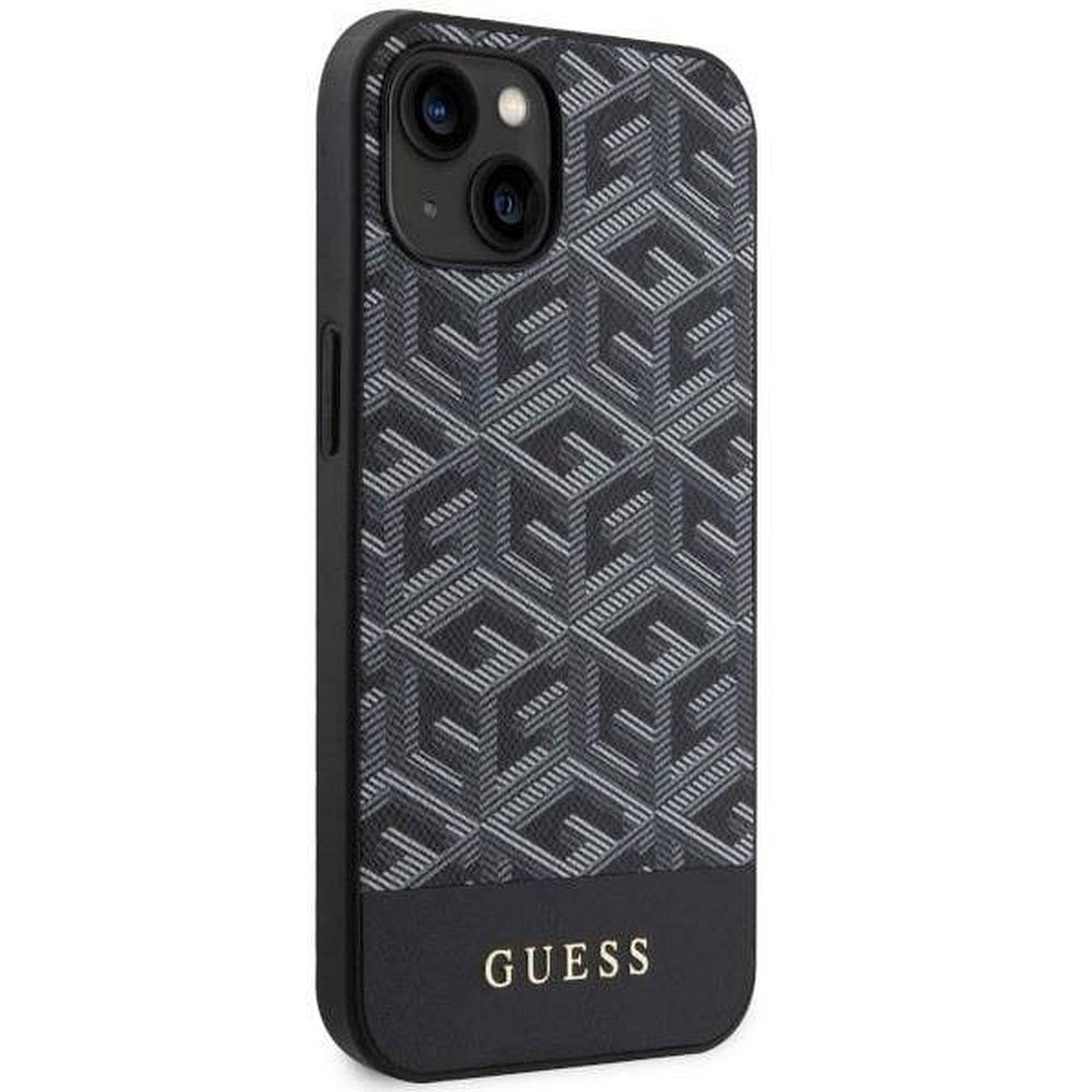 GUESS case for IPHONE 14 GUHMP14SHGCFSEK (MAG GCUBE) black