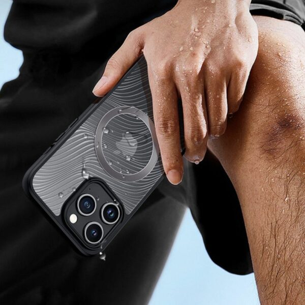 DUX DUCIS case AIMO MAG compatible with MagSafe for IPHONE 15 Pro Max black