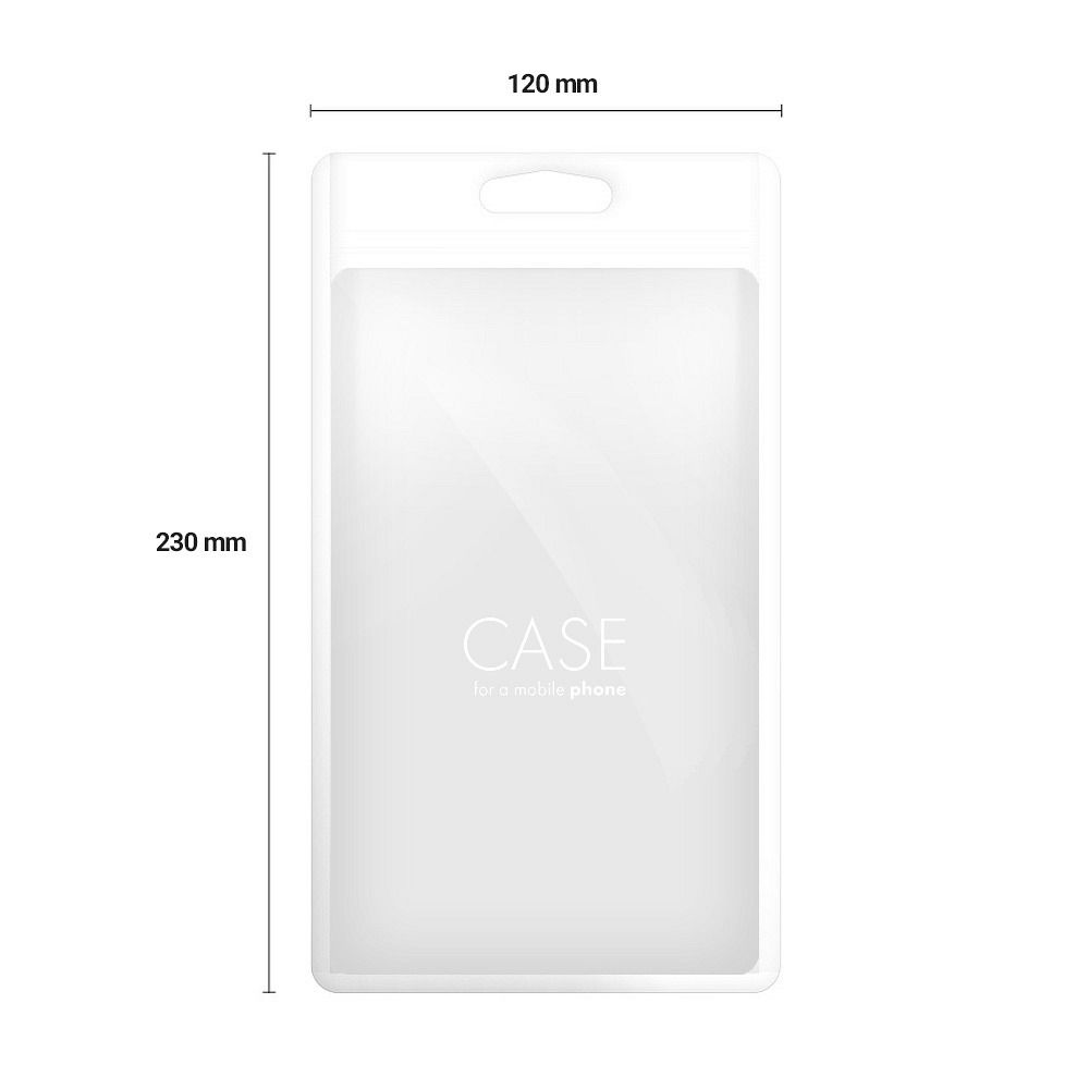 Universal Zipper Polybag WHITE (230x120mm)