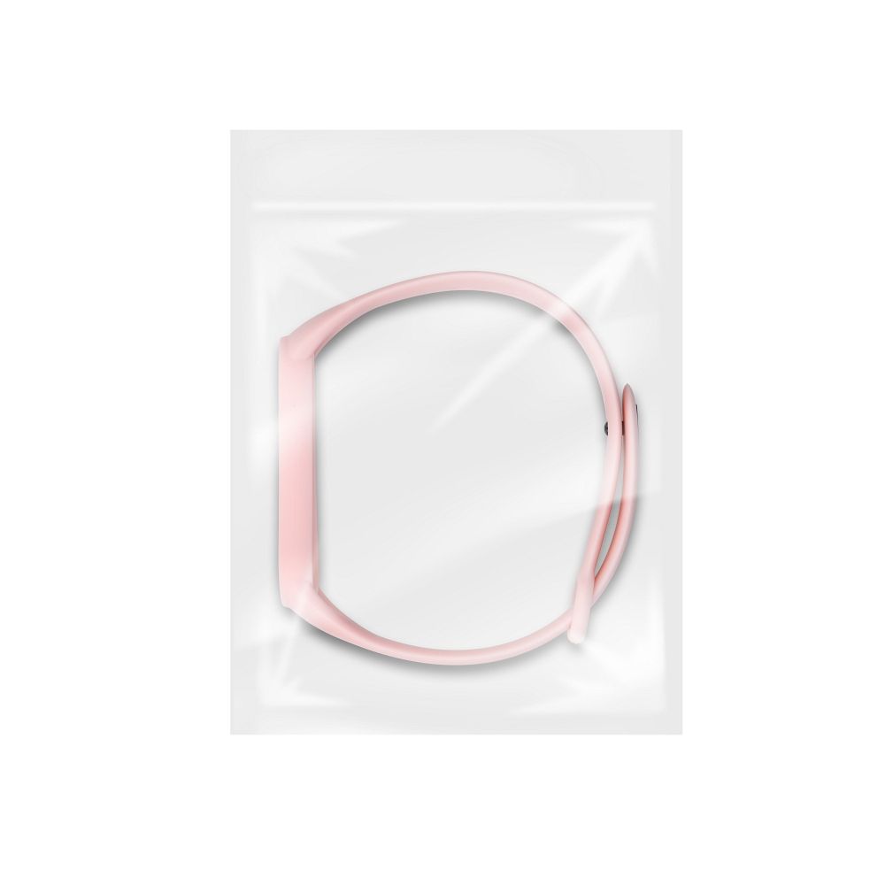 Silicone strap for XIAOMI Mi Band 5 / 6 / 7 pink (06)