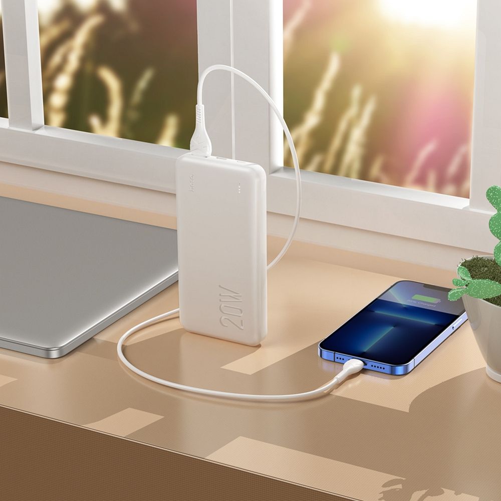 HOCO powerbank 10000 mAh PD QC3.0 3A 20W J87 white