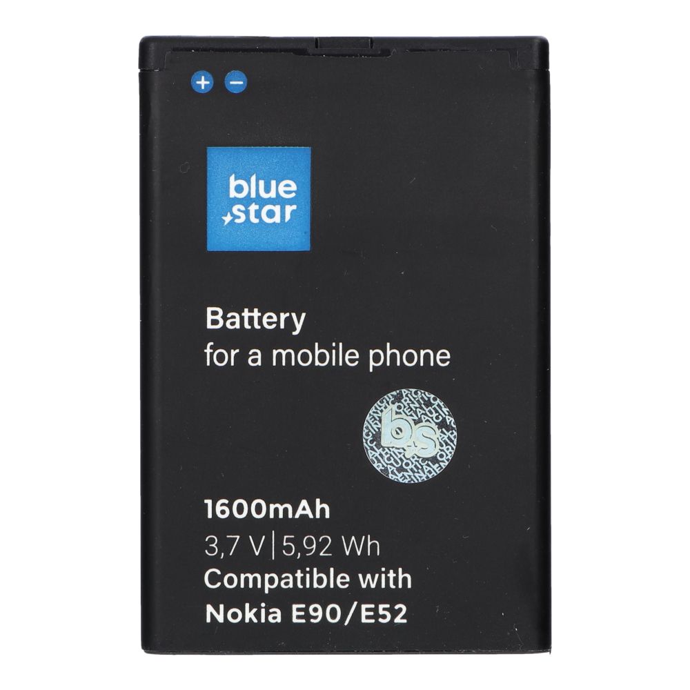 af54d6ee1de7d9c2c1e818acad73f872 BLUE STAR PREMIUM battery for NOKIA E90 / E52 / E71 / N97 / E61i / E63 / 6650 Flip 1600 mAh