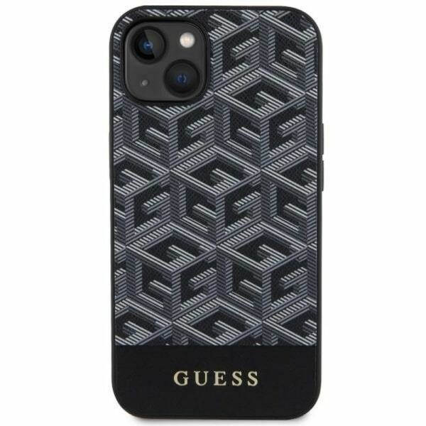 GUESS case for IPHONE 14 GUHMP14SHGCFSEK (MAG GCUBE) black