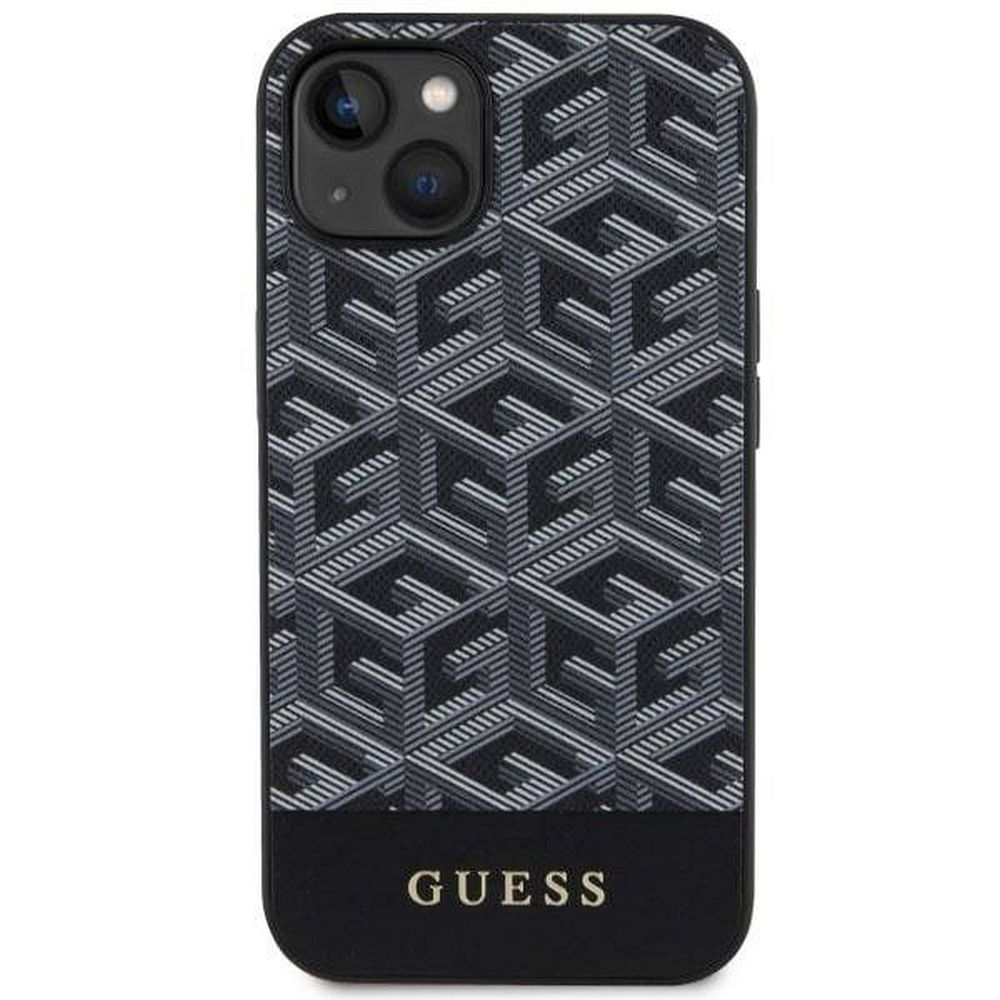 GUESS case for IPHONE 14 GUHMP14SHGCFSEK (MAG GCUBE) black