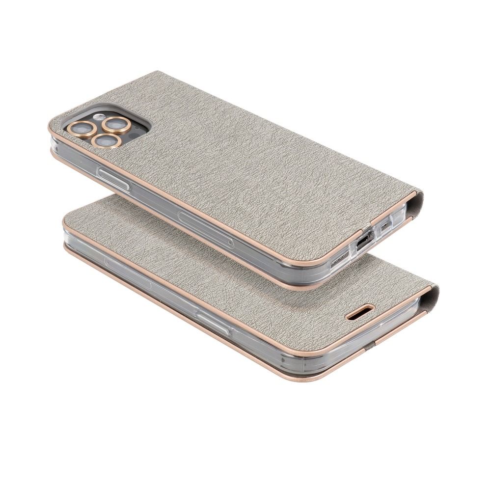 afd7e7d29ab5b308342cb54c77c689e1 LUNA Book Gold for HUAWEI P20 Lite silver