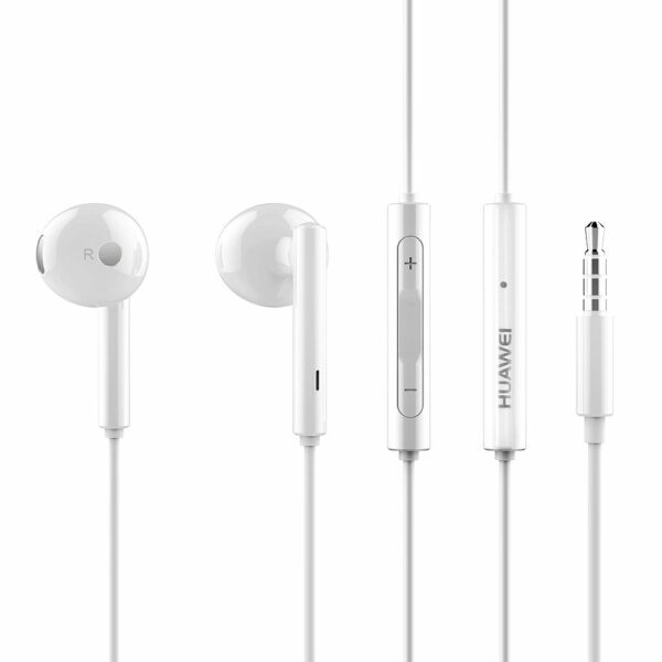 HUAWEI original wire earphones Jack 3,5 mm with microphone AM115 white blister