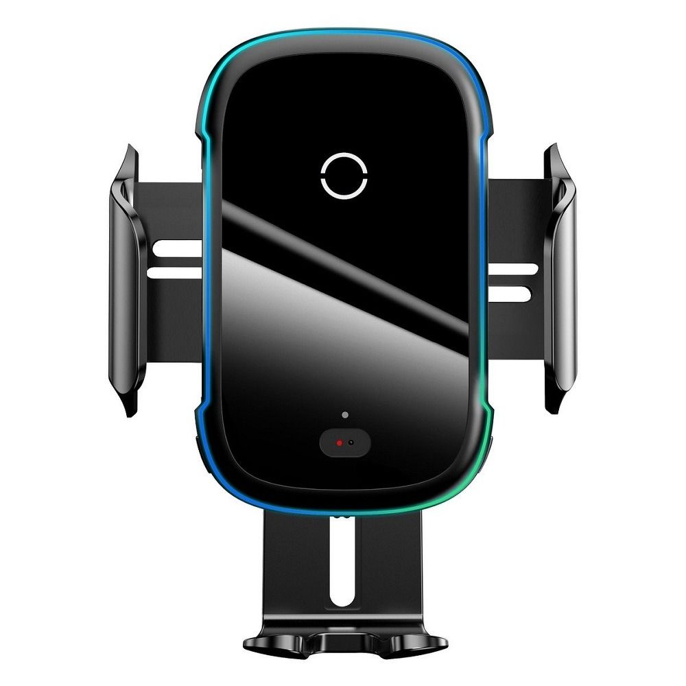 b02785c07222ea462cef2c8326ecff43 BASEUS car holder with wireless charging automatic for air vent / windshield / console 15W WXHW03-01 silver