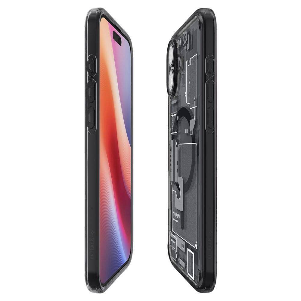 SPIGEN case ULTRA HYBRID MAG compatible with MagSafe for IPHONE 16 zero one