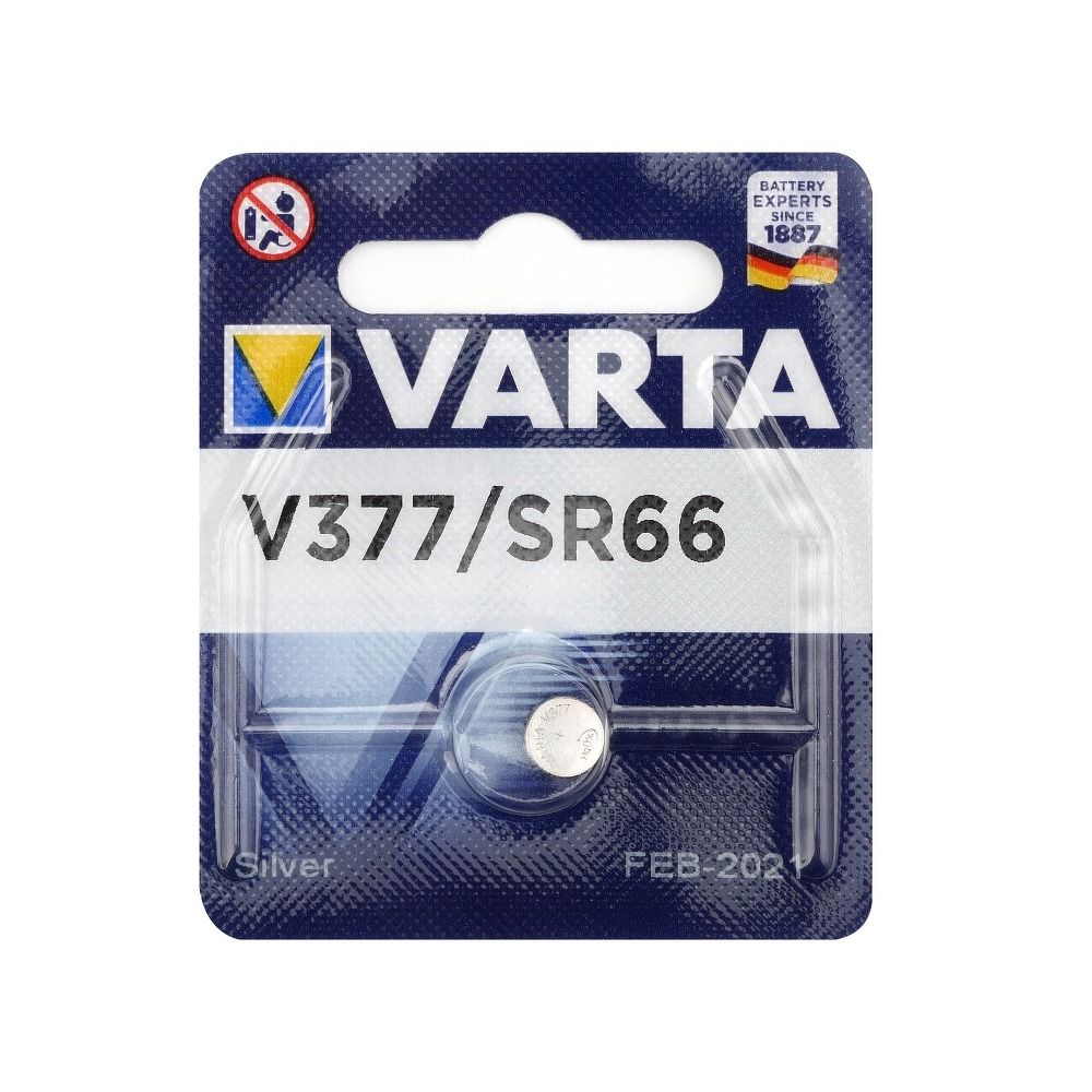 b04024878821c6102617ec2f746b3a83 VARTA silver battery V377 1,5V 1 pcs