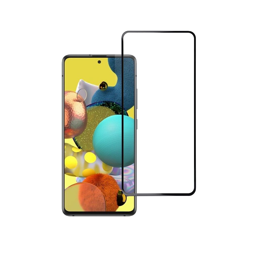 b11be7cad407d76e70efc352fbab894d Tempered Glass Blue Star - SAMSUNG A51 Full Face (full glue with frame/small size) - black Tempered Glass Blue Star
