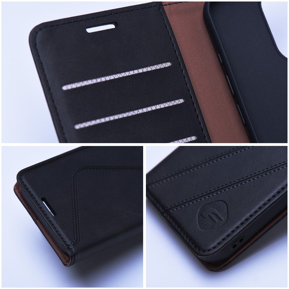 FORCELL F-PROTECT RFID Blocker book case for XIAOMI Redmi Note 14 Pro black