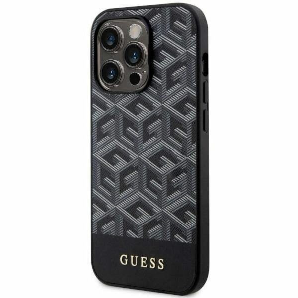 GUESS case for IPHONE 14 Pro GUHMP14LHGCFSEK (MAG GCUBE) black