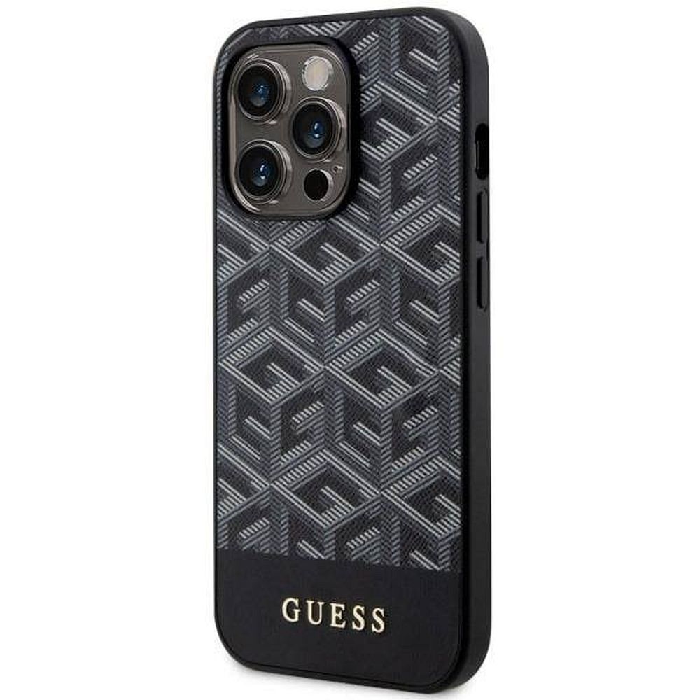 GUESS case for IPHONE 14 Pro GUHMP14LHGCFSEK (MAG GCUBE) black