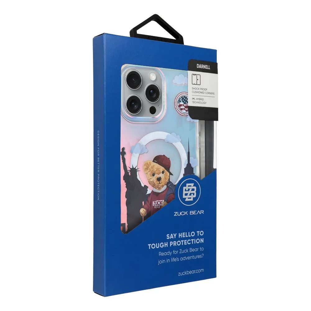 ZUCK BEAR case DARNELL FROSTED LASER compatible with MagSafe for IPHONE 16 Pro new york