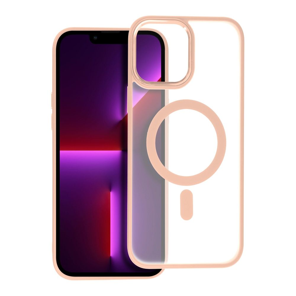 MATTE MAG COVER case compatible with MagSafe for IPHONE 13 Pro pink