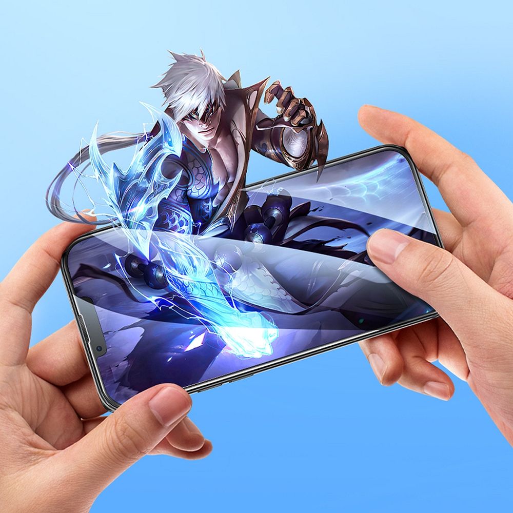 HOCO tempered glass HD 5D Guardian shield (SET 10in1) - for iPhone 13 / 13 Pro / 14 / 16e black (G14)