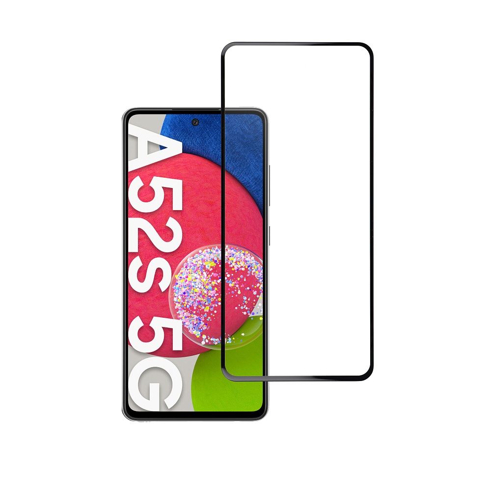 b241603c66f21690a07a72943bff82ae Tempered Glass Blue Star - SAMSUNG A52/52s 5G/LTE Full Face (full glue with frame/small size) - black Tempered Glass Blue Star