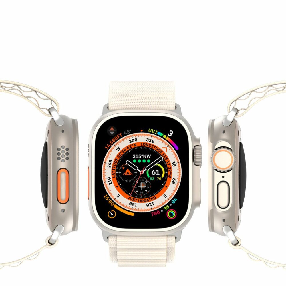 DUX DUCIS strap GS nylon for Apple Watch 38 / 40 / 41 mm platinium