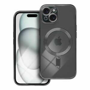 ELECTRO MAG COVER case compatible with MagSafe for IPHONE 15 black