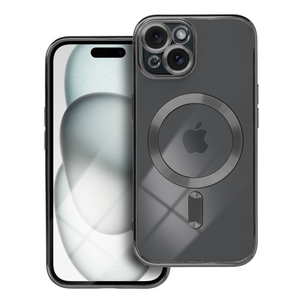 ELECTRO MAG COVER case compatible with MagSafe for IPHONE 15 black