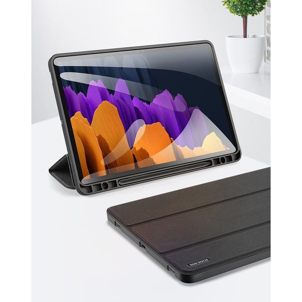 DUX DUCIS case DOMO foldable with pencil storage for SAMSUNG Tab S8 (X700/X706)/S7 (T870/T875/T876B) black