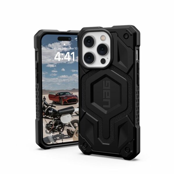 UAG Urban Armor Gear case MONARCH compatible with MagSafe for IPHONE 14 Pro black
