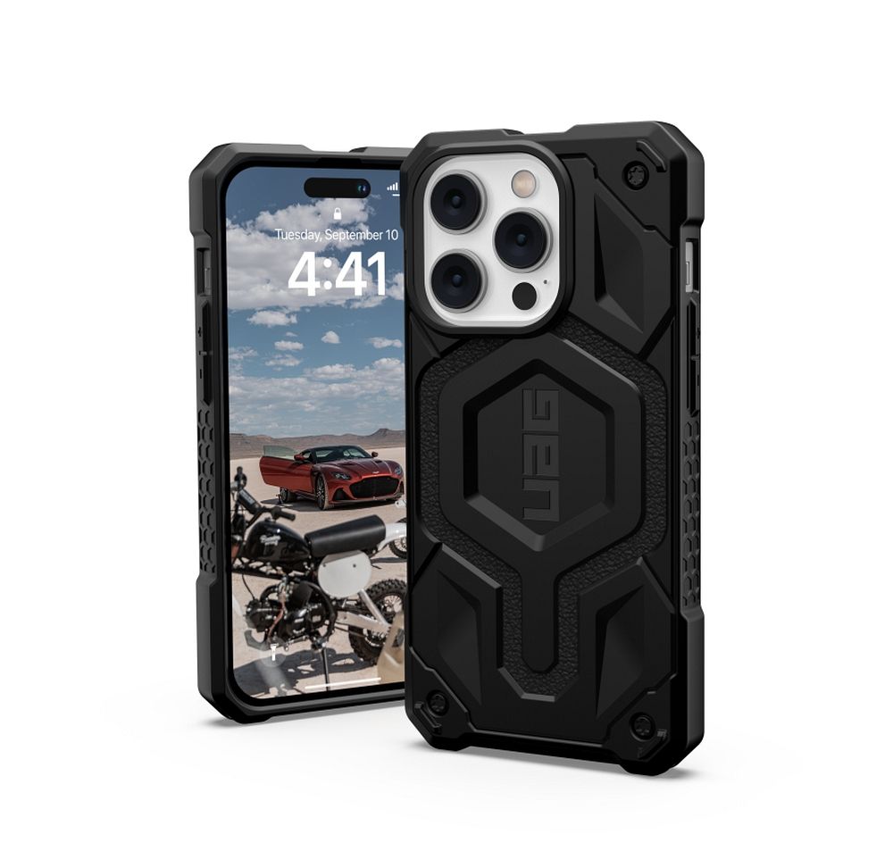 UAG Urban Armor Gear case MONARCH compatible with MagSafe for IPHONE 14 Pro black