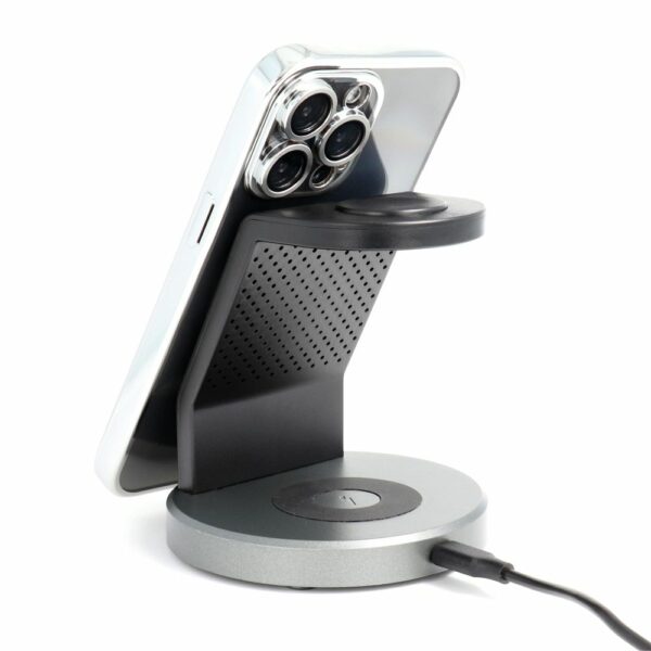 ELECTRO MAG COVER case compatible with MagSafe for SAMSUNG S24 Ultra silver