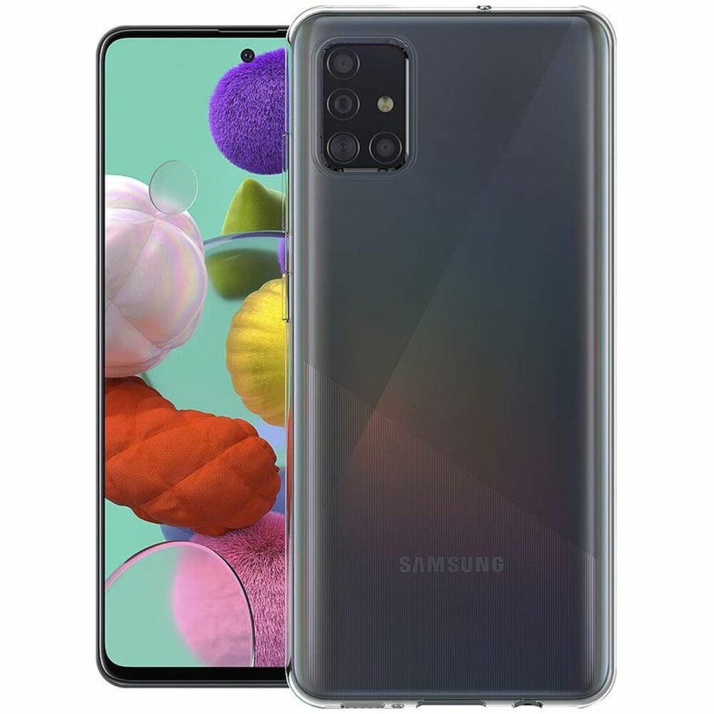 b33e1eea218dd6d32a2c86b52ede7b4a CLEAR case 2 mm BOX for SAMSUNG A51 transparent