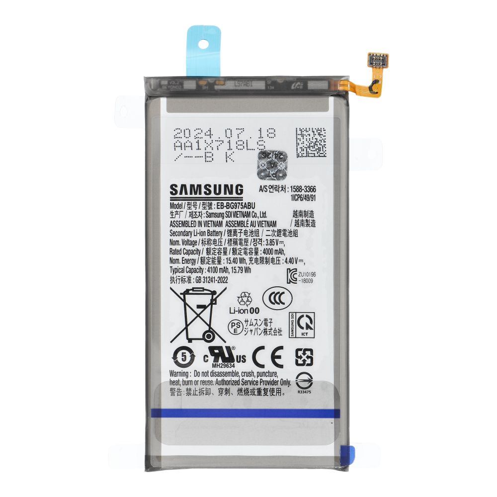 ServicePack Battery EB-BG975ABU for SAMSUNG S10 PLUS G975 GH82-18827A