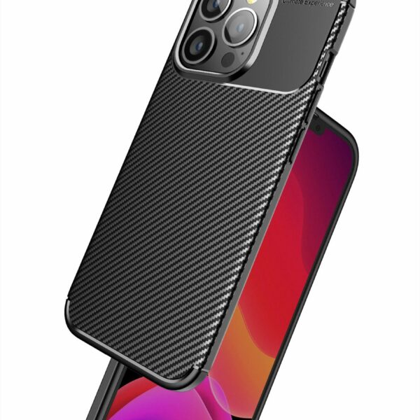 Case CARBON PREMIUM for IPHONE XR black